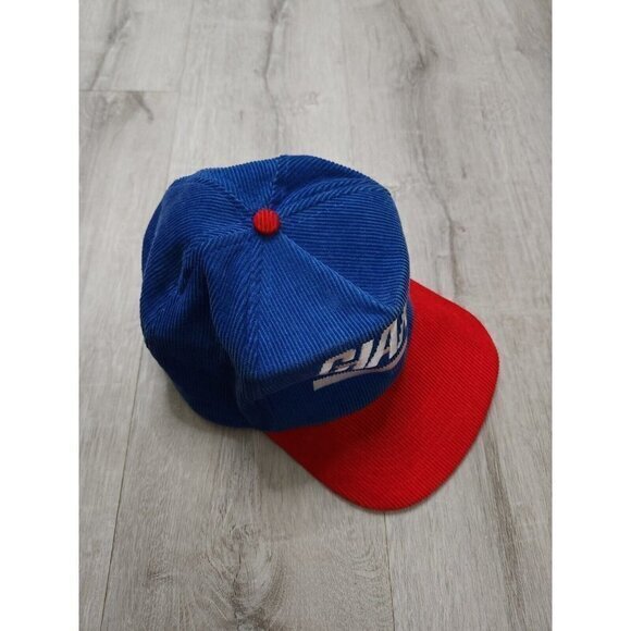 Vintage New York Giants Corduroy Snapback Hat 90s - Picture 4 of 9